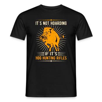 Wild boar wild boar hunting wild boar hunter - Men's T-Shirt - black - Front - AI Model Male 178 light (178cm)