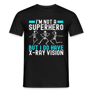 Radiologue Radiologue - T-shirt homme - noir - Devant - AI Model Male 178 light (178cm)
