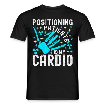 Radiology Radiologist - Men's T-Shirt - black - Front - AI Model Male 178 light (178cm)
