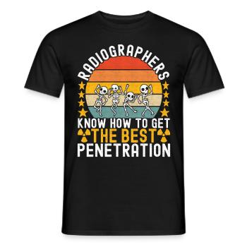 Radiologie Radiologe - Männer T-Shirt - Schwarz - Vorne - AI Model Male 178 light (178cm)