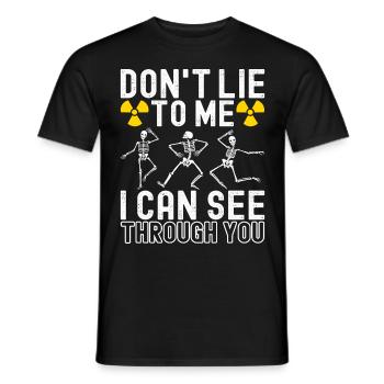 Radiologue Radiologue - T-shirt homme - noir - Devant - AI Model Male 178 light (178cm)