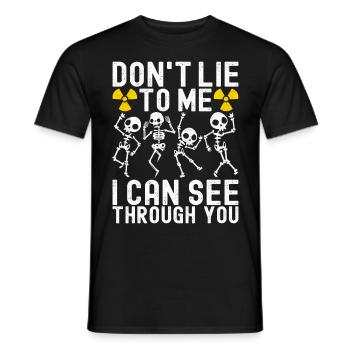 Radiology Radiologist - Men's T-Shirt - black - Front - AI Model Male 178 light (178cm)