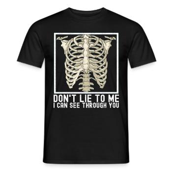 Radiology Radiologist - Men's T-Shirt - black - Front - AI Model Male 178 light (178cm)