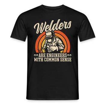 Welder Funny Saying Conceptions de soudage - T-shirt homme - noir - Devant - AI Model Male 178 light (178cm)