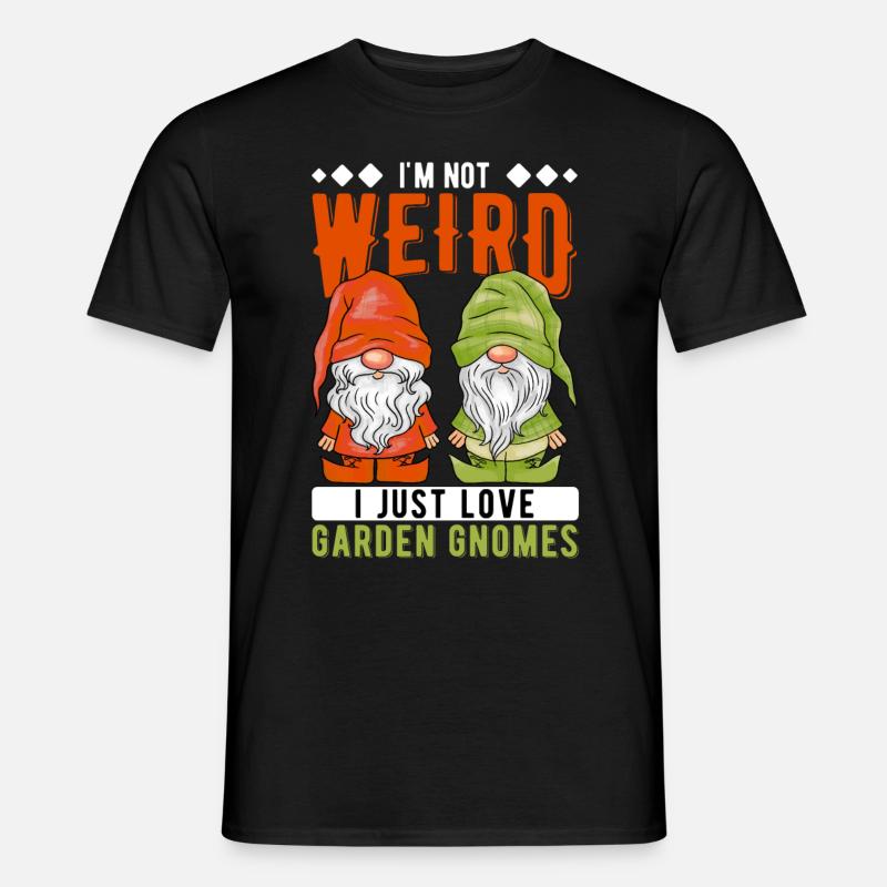 Gartenzwerge Gartenzwerge - Männer T-Shirt - Schwarz