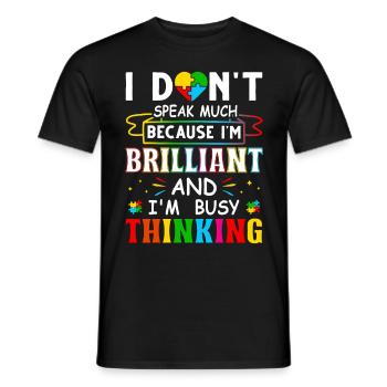Autism Autistic Boys Girls - Männer T-Shirt - Schwarz - Vorne - AI Model Male 178 light (178cm)