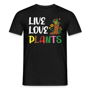 Perfect Plants for Women - Männer T-Shirt - Schwarz - Vorne - AI Model Male 178 light (178cm)