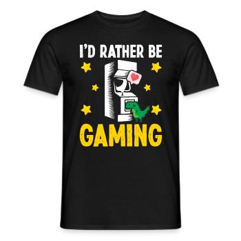 Perfect Video Game Gamer - Männer T-Shirt - Schwarz - Vorne - AI Model Male 178 light (178cm)