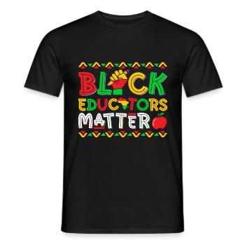 Drôle de mois africain - T-shirt homme - noir - Devant - AI Model Male 178 light (178cm)