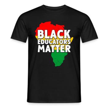 Drôle de mois africain - T-shirt homme - noir - Devant - AI Model Male 178 light (178cm)