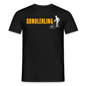 Sondler Metalldetektor Sondeln - Männer T-Shirt - Schwarz - Vorne - AI Model Male 178 light (178cm)