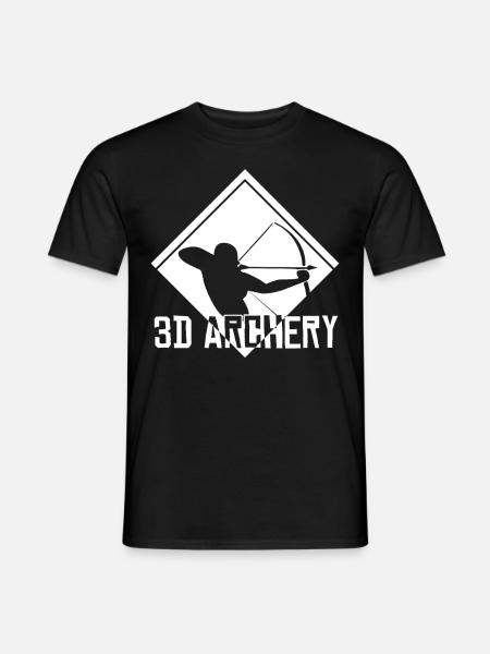 3D Archery Archer Archery - Men's T-Shirt - black