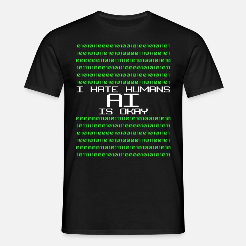 Artifical Intelligence Programmer Admin - Männer T-Shirt - Schwarz