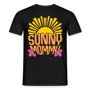 Summer Sun Mom - Men's T-Shirt - black - Front - AI Model Male 178 light (178cm)