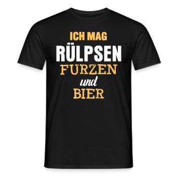 Vater Männer Bier Vatertag Ehemann Opa - Männer T-Shirt - Schwarz - Vorne - AI Model Male 178 light (178cm)