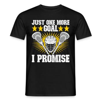 Lacrosse - Männer T-Shirt - Schwarz - Vorne - AI Model Male 178 light (178cm)