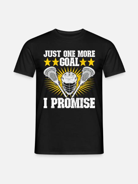 Lacrosse - Männer T-Shirt - Schwarz
