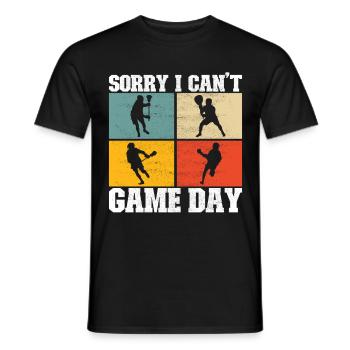 Lacrosse - Männer T-Shirt - Schwarz - Vorne - AI Model Male 178 light (178cm)