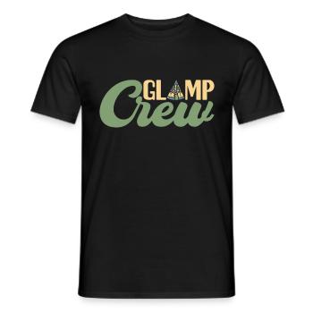 Glamping Glamper - Männer T-Shirt - Schwarz - Vorne - AI Model Male 178 light (178cm)