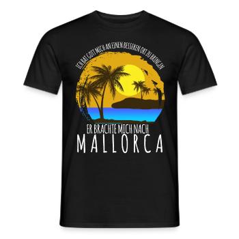 Majorca Party Holidays Palma - Men's T-Shirt - black - Front - AI Model Male 178 light (178cm)