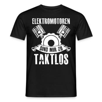 Tuner Verbrenner Motor Hubraum Tuning - Männer T-Shirt - Schwarz - Vorne - AI Model Male 178 light (178cm)
