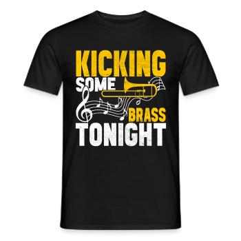 Posaune Trombone - T-shirt homme - noir - Devant - AI Model Male 178 light (178cm)