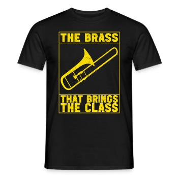Posaune Trombone - T-shirt homme - noir - Devant - AI Model Male 178 light (178cm)