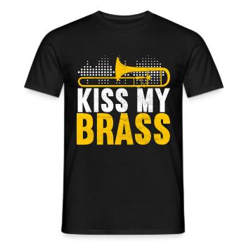 Posaune Trombone - T-shirt homme - noir - Devant - AI Model Male 178 light (178cm)