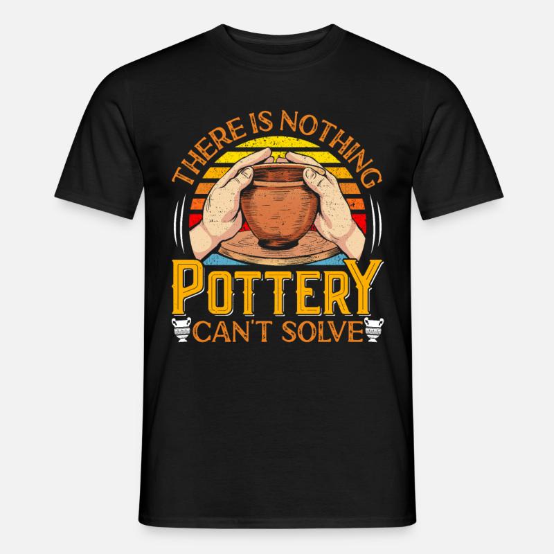 Pottery and Ceramic - Männer T-Shirt - Schwarz