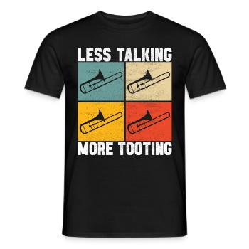 Posaune Trombone - T-shirt homme - noir - Devant - AI Model Male 178 light (178cm)