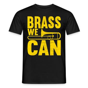 Posaune Trombone - T-shirt homme - noir - Devant - AI Model Male 178 light (178cm)