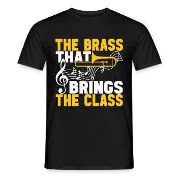 Posaune Trombone - T-shirt homme - noir - Devant - AI Model Male 178 light (178cm)