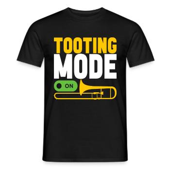Posaune Trombone - Männer T-Shirt - Schwarz - Vorne - AI Model Male 178 light (178cm)