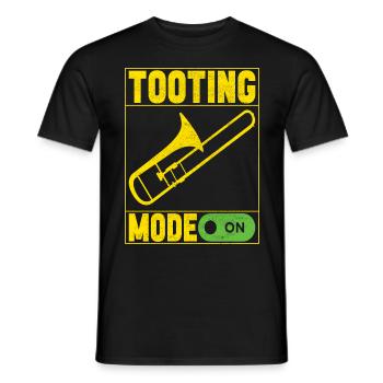 Posaune Trombone - T-shirt homme - noir - Devant - AI Model Male 178 light (178cm)