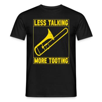 Posaune Trombone - T-shirt homme - noir - Devant - AI Model Male 178 light (178cm)