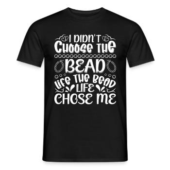 Je n’ai pas choisi la vie de perle la perle - T-shirt homme - noir - Devant - AI Model Male 178 light (178cm)