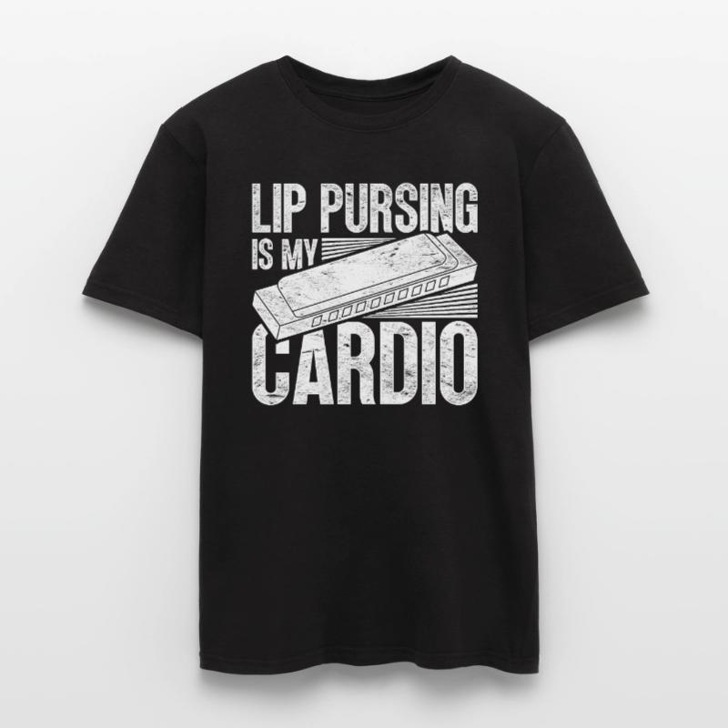 Harmonica harmonica player Men's T-shirt
