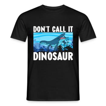 Mosasaurus Dinosaurier - Männer T-Shirt - Schwarz - Vorne - AI Model Male 178 light (178cm)
