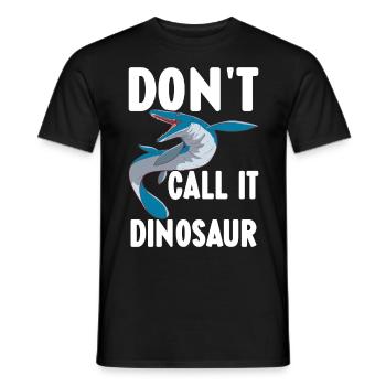 Mosasaurus Dinosaurier - Männer T-Shirt - Schwarz - Vorne - AI Model Male 178 light (178cm)