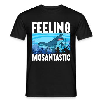 Mosasaurus Dinosaurier - Männer T-Shirt - Schwarz - Vorne - AI Model Male 178 light (178cm)