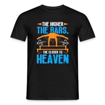 Gymnast funny Workout - Men's T-Shirt - black - Front - AI Model Male 178 light (178cm)
