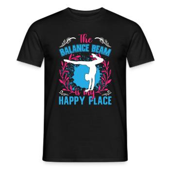 Apparatus Gymnast funny Workout - Men's T-Shirt - black - Front - AI Model Male 178 light (178cm)