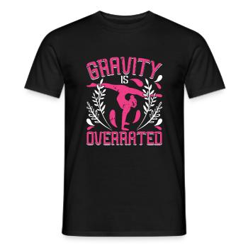 Apparatus Gymnast funny Workout - Men's T-Shirt - black - Front - AI Model Male 178 light (178cm)