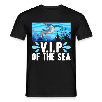 Mosasaurus Dinosaurier - Männer T-Shirt - Schwarz - Vorne - AI Model Male 178 light (178cm)