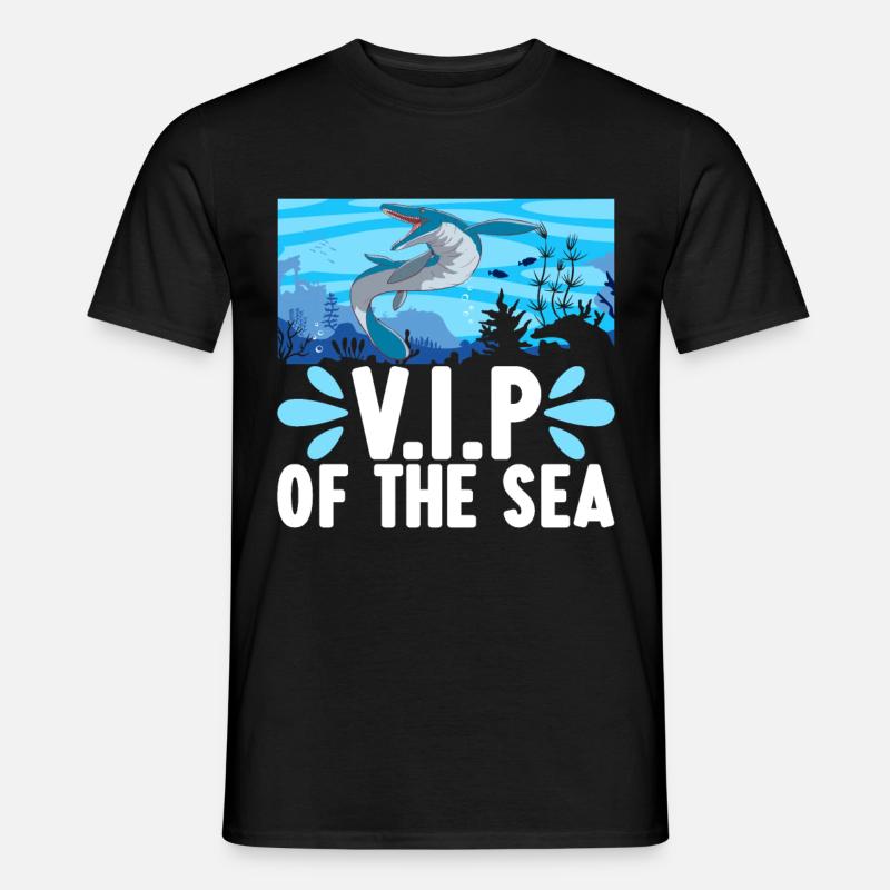 Mosasaurus Dinosaurier - Männer T-Shirt - Schwarz