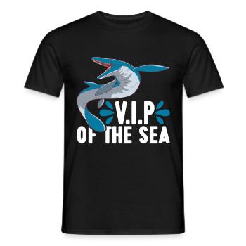 Mosasaurus Dinosaurier - Männer T-Shirt - Schwarz - Vorne - AI Model Male 178 light (178cm)