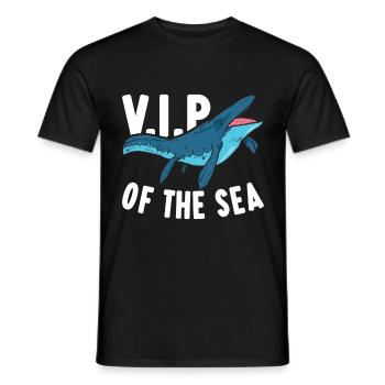Mosasaurus Dinosaurier - Männer T-Shirt - Schwarz - Vorne - AI Model Male 178 light (178cm)