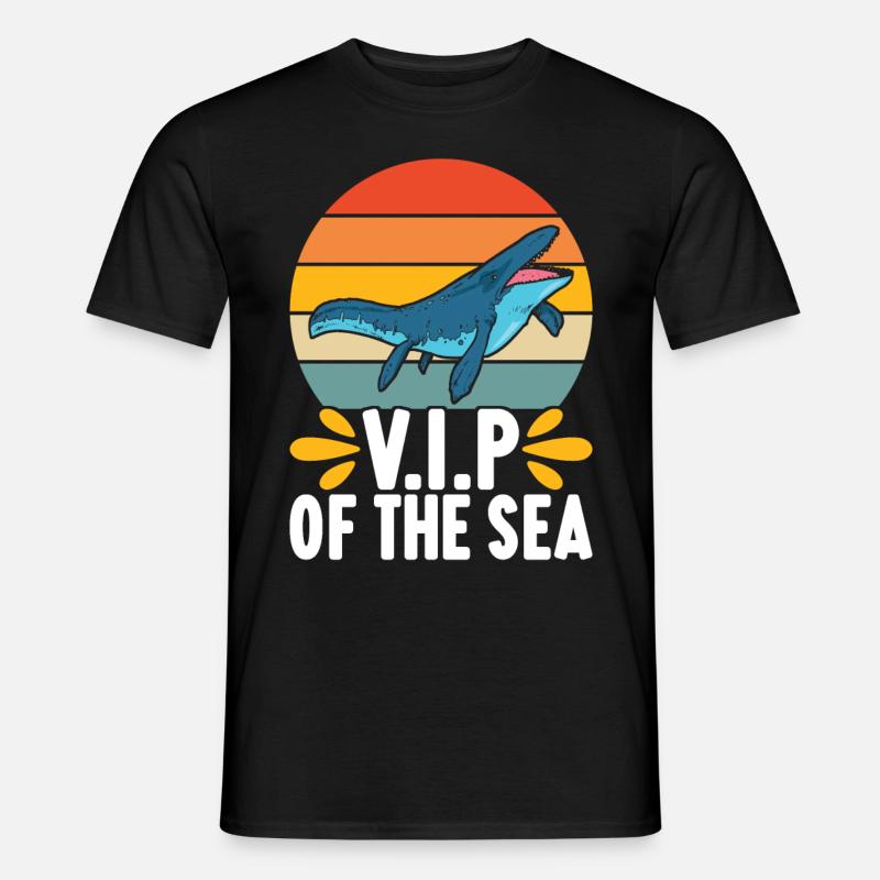 Mosasaurus Dinosaurier - Männer T-Shirt - Schwarz