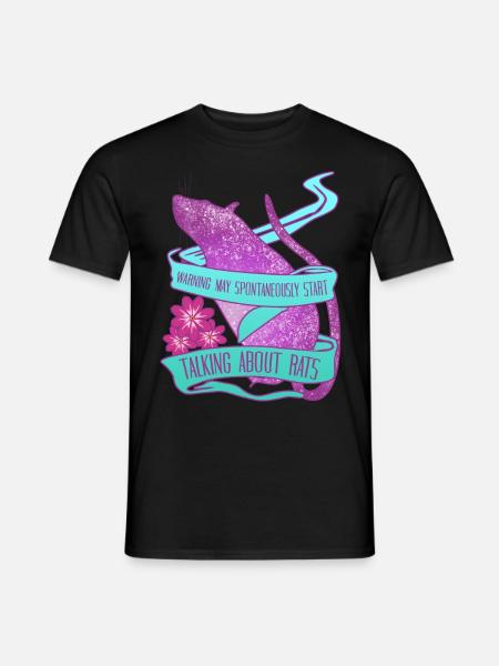 Rat Rat Owner Saying Rats - Men's T-Shirt - black
