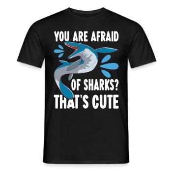 Mosasaurus Dinosaurier - Männer T-Shirt - Schwarz - Vorne - AI Model Male 178 light (178cm)